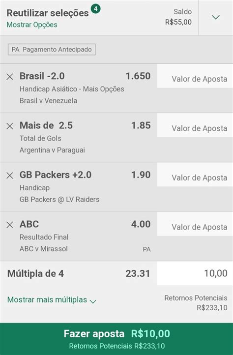 como fazer aposta multipla bet365